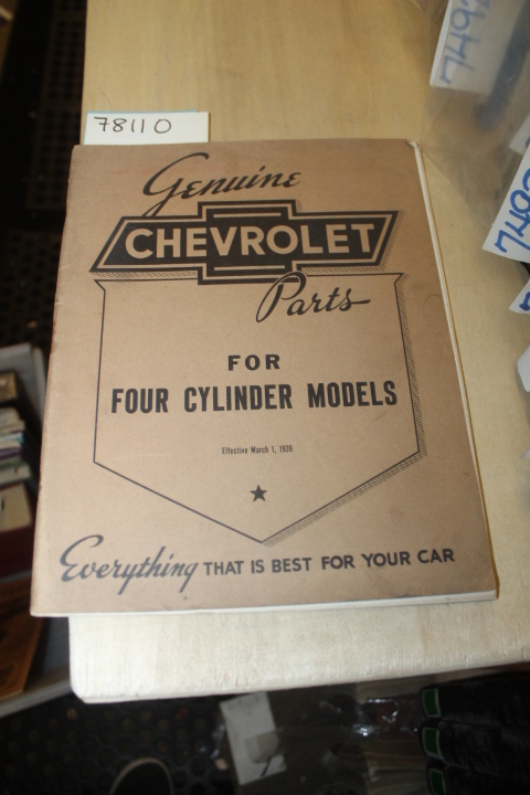 General Motors Sales Corporation: CHEVROLET: CHASSIS AND BODY PARTS FOR FOUR ...