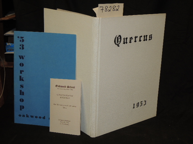 Poughkeepsie, New York: Quercus,1953 COMMENCEMENT Poughkeepsie, New York