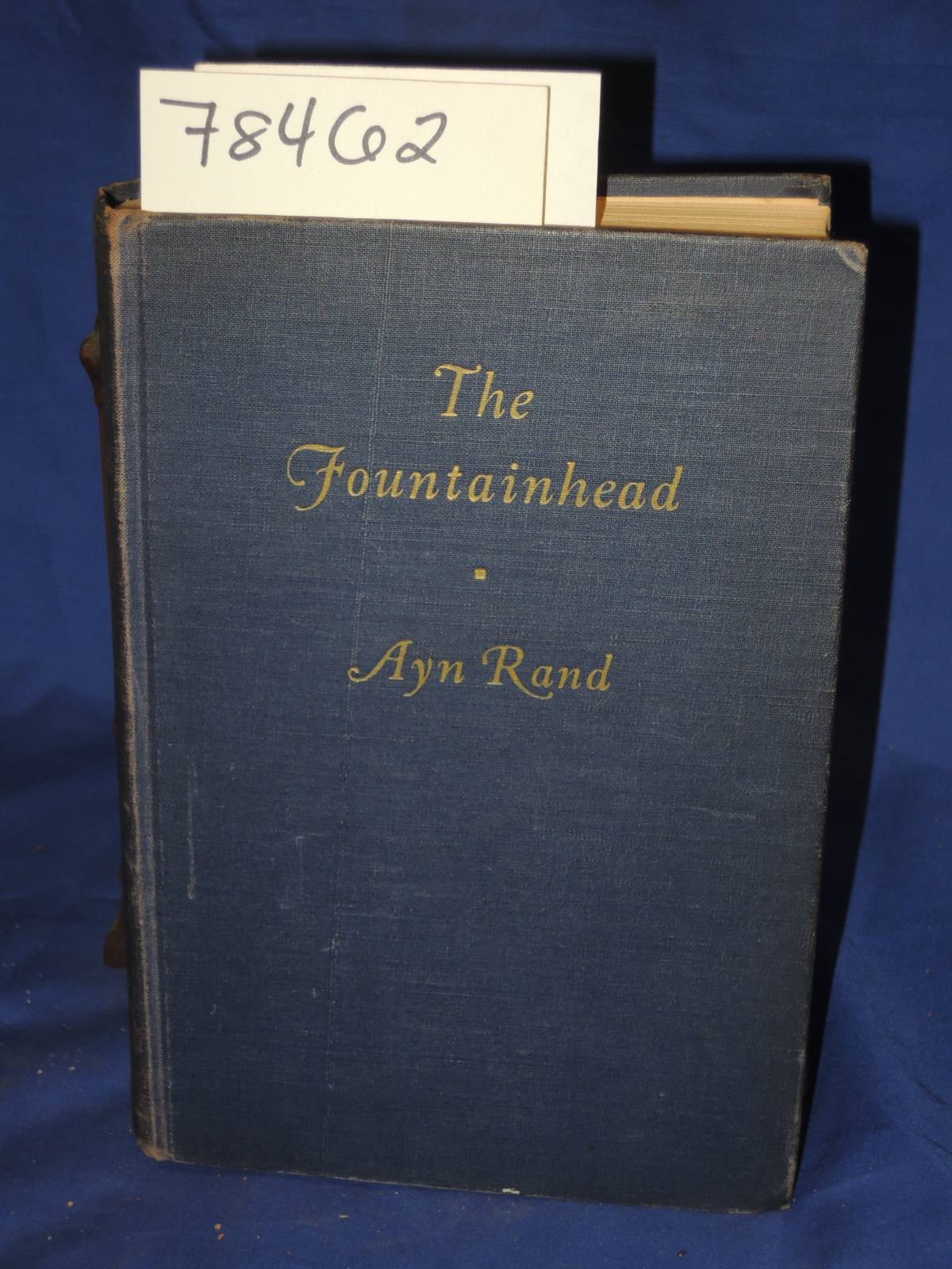 Rand, Ayn: The Fountainhead BLUE BINDING