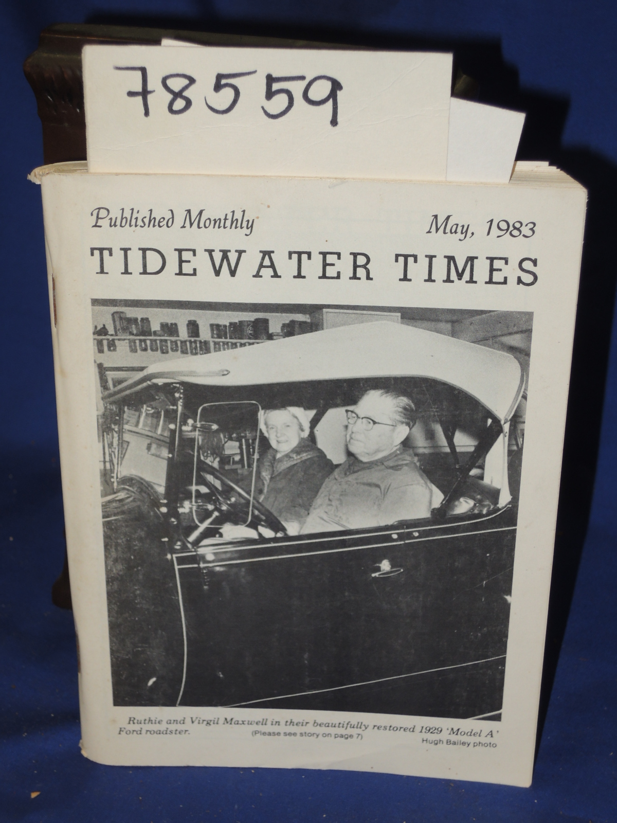 TIDEWATER TIMES: TIDEWATER TIMES: MAY, 1983 Real Estate property book MARYLAND