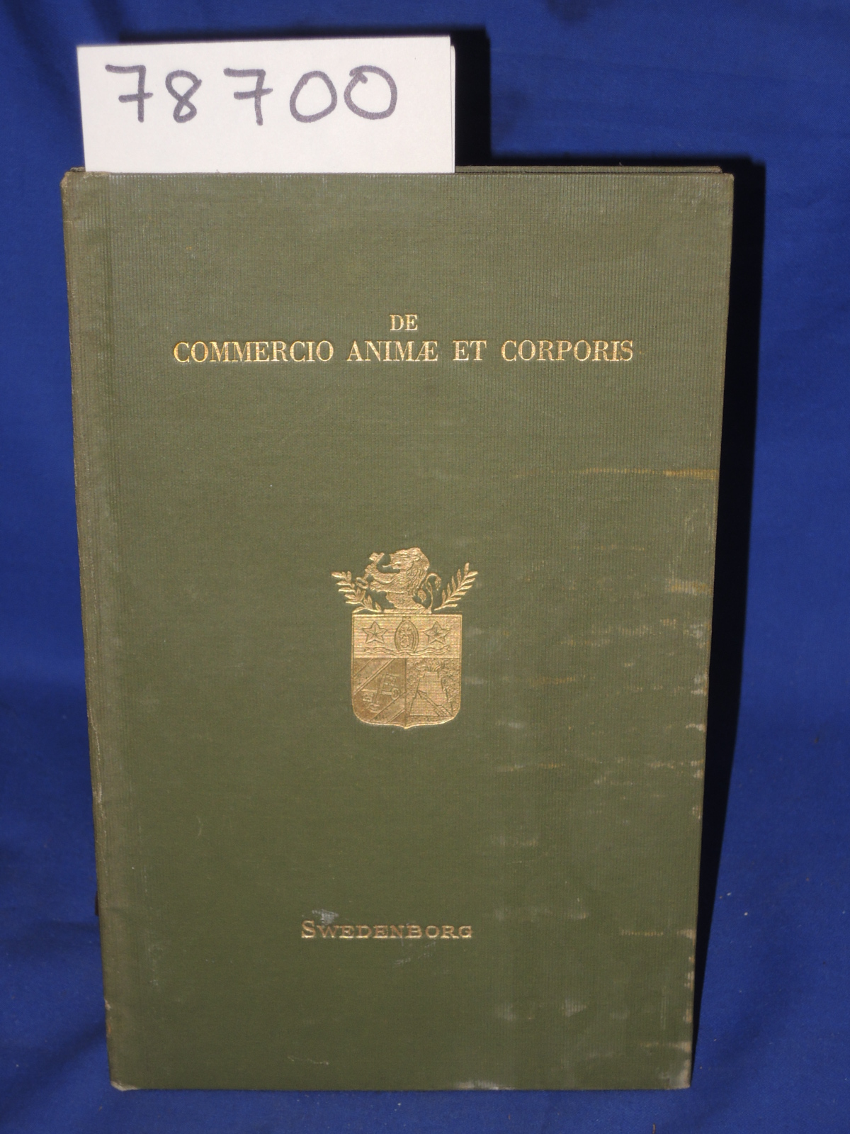 Swedenborg, Emanuele Emanuel: De Commercio Animae et Corporis