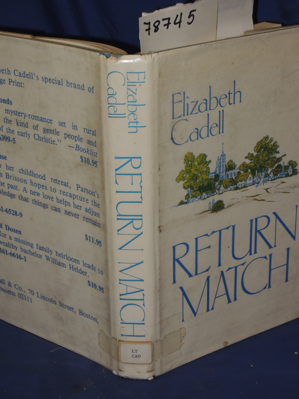 Cadell, Elizabeth: Return Match Large print edition