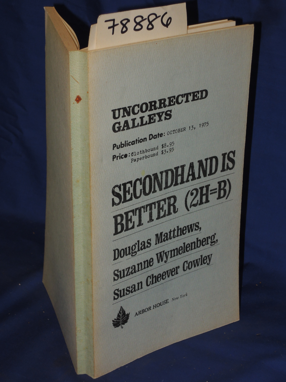 Matthews, Douglas; Wymelenberg, Suza...: SECONDHAND IS BETTER (2HB) Advanced ...