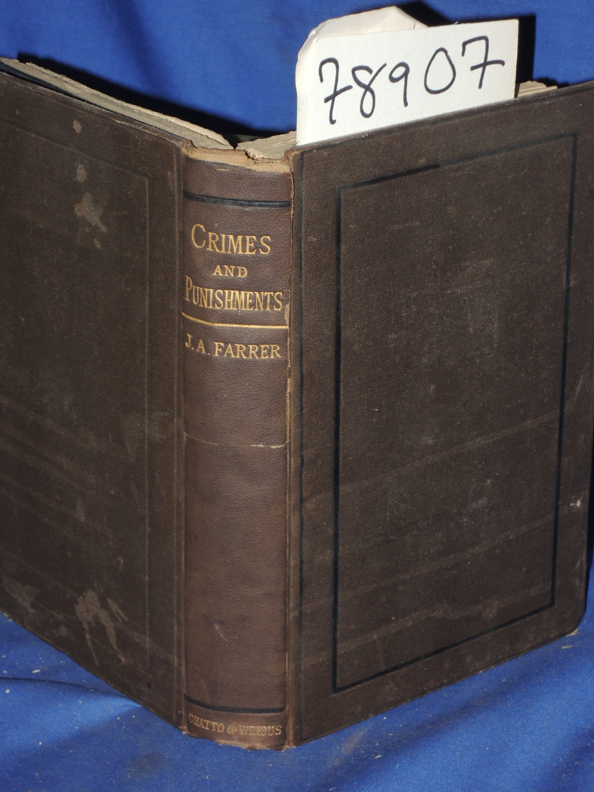 Farrer, James Anson: CRIMES AND PUNISHMENTS