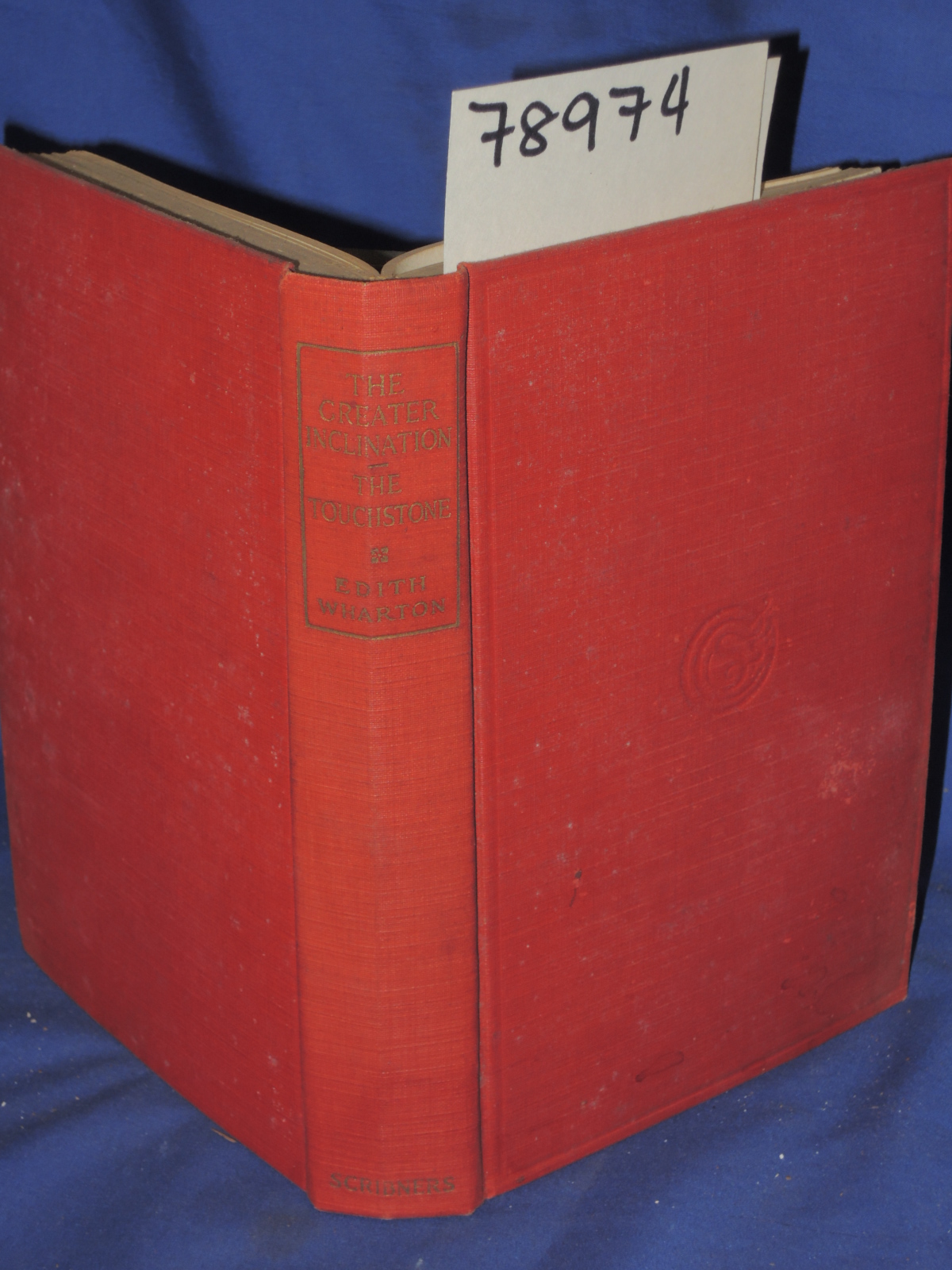 Wharton, Edith: THE GREATER INCLINATION;    THE TOUCHSTONE