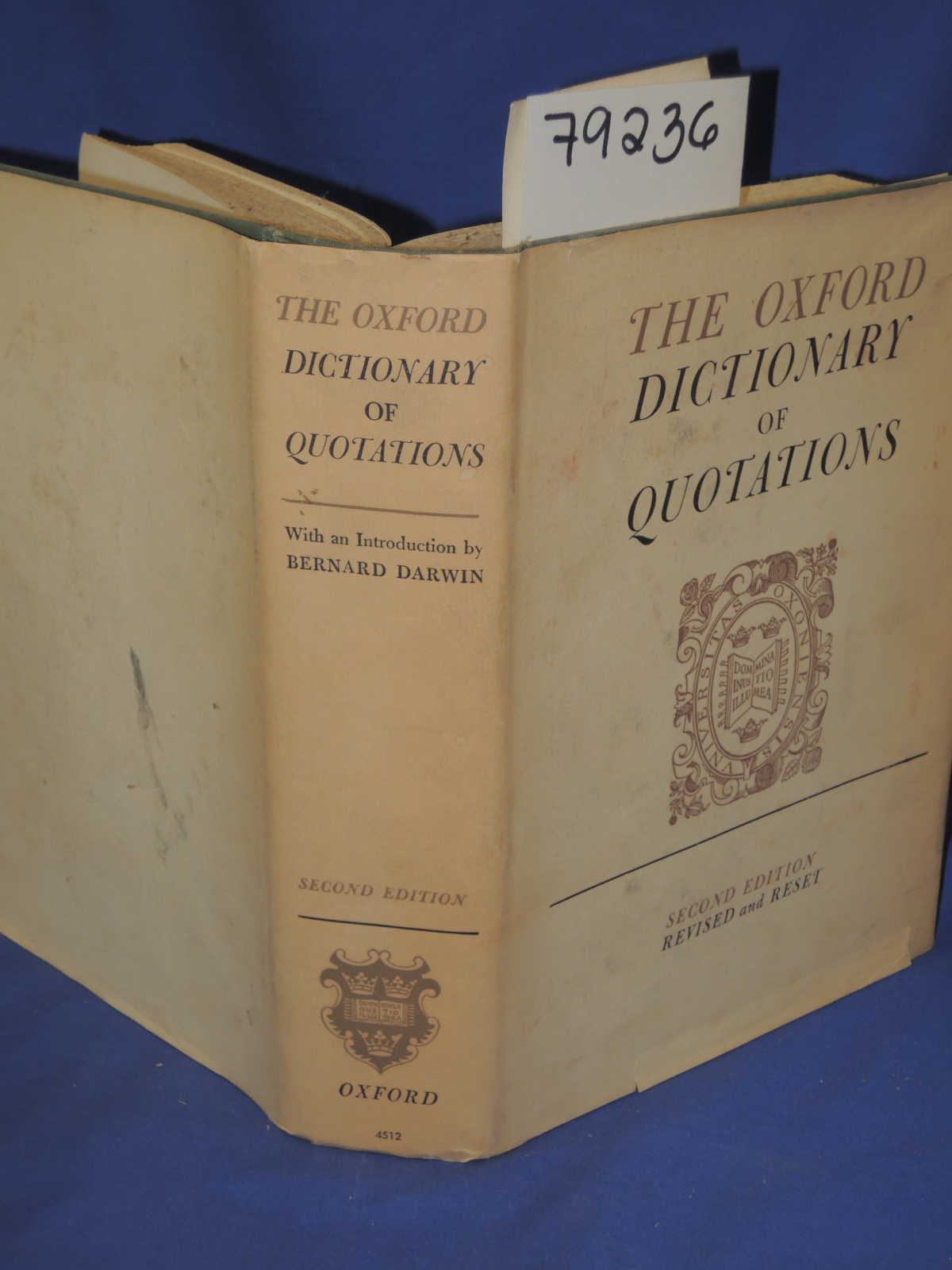 OXFORD UNIVERSITY: THE OXFORD DICTIONARY OF QUOTATIONS