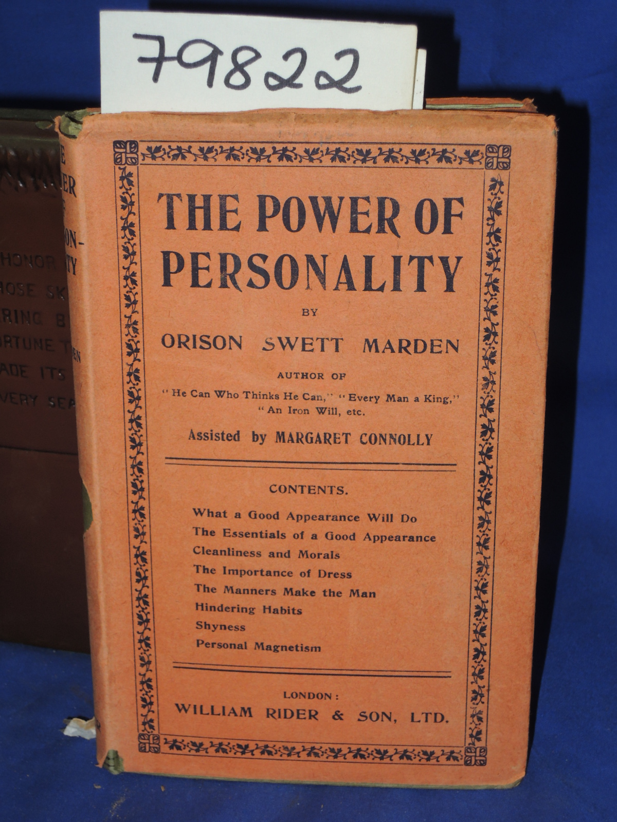 MARDEN, ORISON SWETT: THE POWER OF PERSONALITY