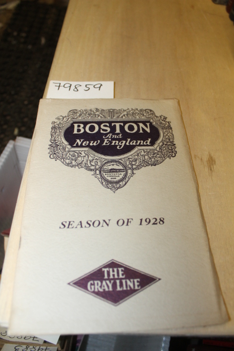 GRAY LINE, INC: Boston And New England: Season Of 1928