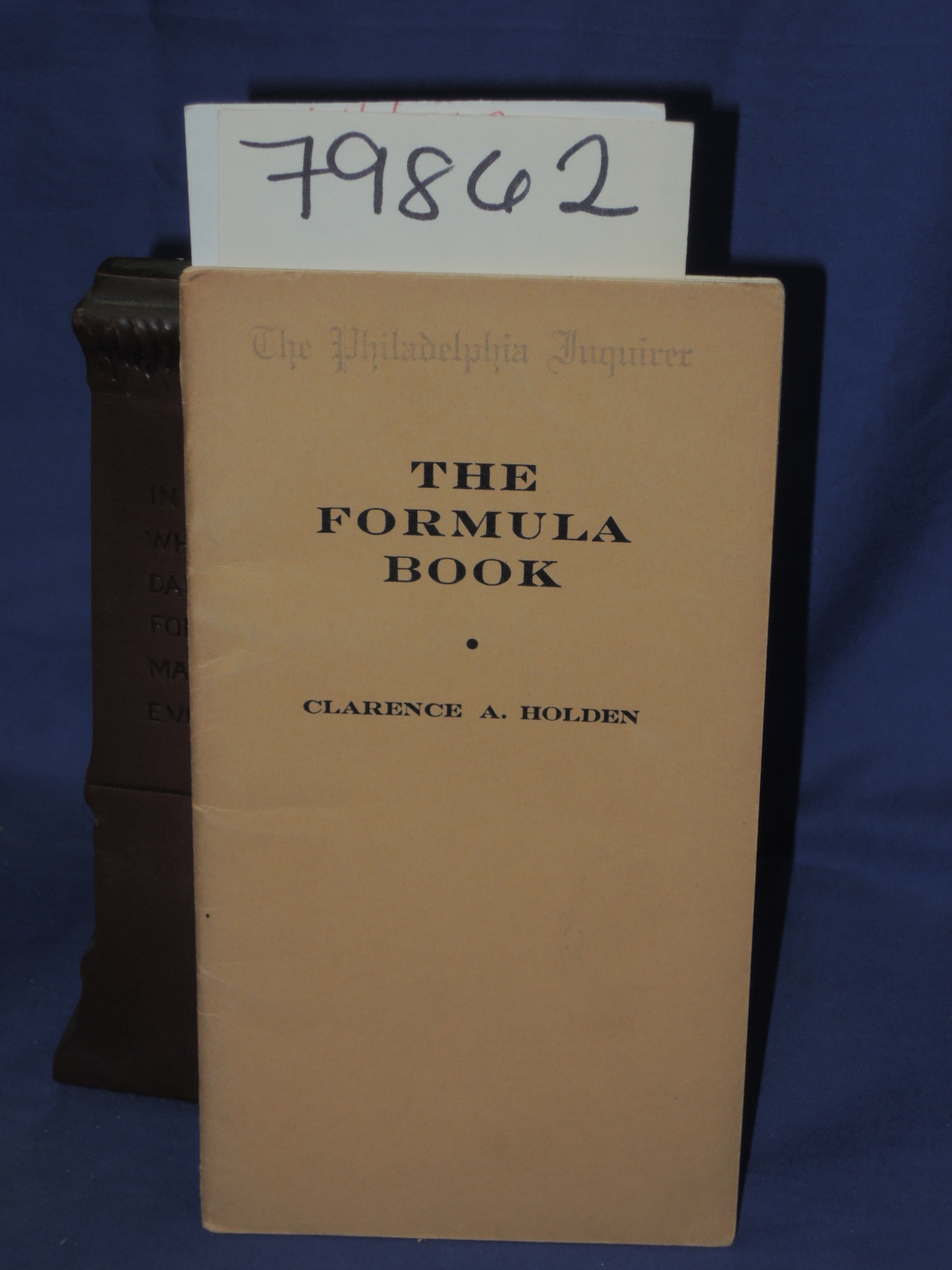 Holden, Clearance A.: THE FORMULA BOOK