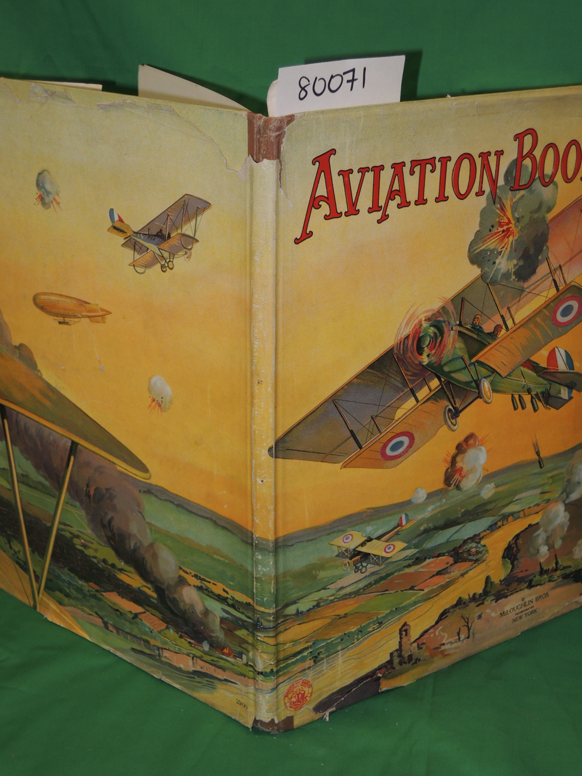 Davis, Haywood Leslie: AVIATION BOOK Several fold-out line drawings of WWI ai...