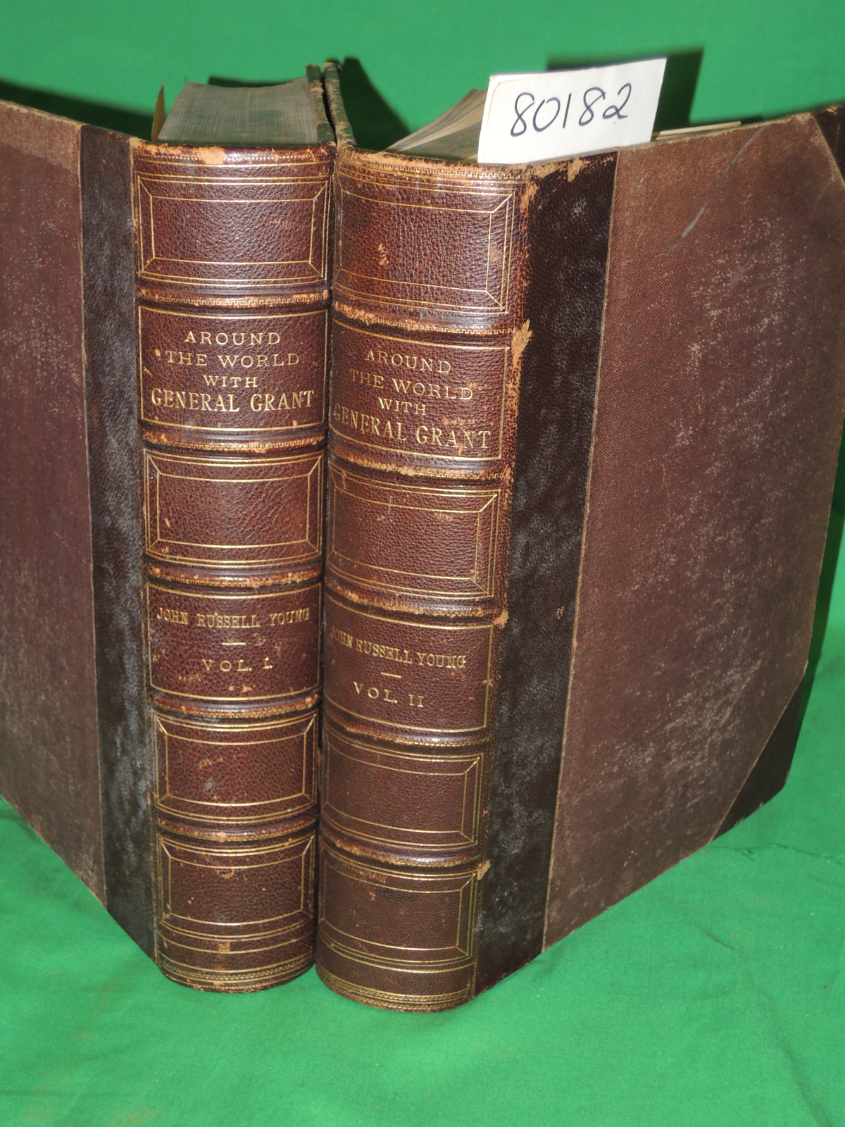 Young, John Russell; GRANT, Ulysses S.: 2 VOLUME SET AROUND THE WORLD WITH GE...