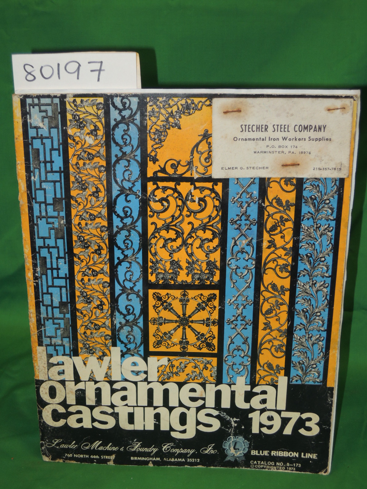 LAWLER MACHINE: LAWLER ORNAMENTAL CASTINGS 1973 CATALOGUE