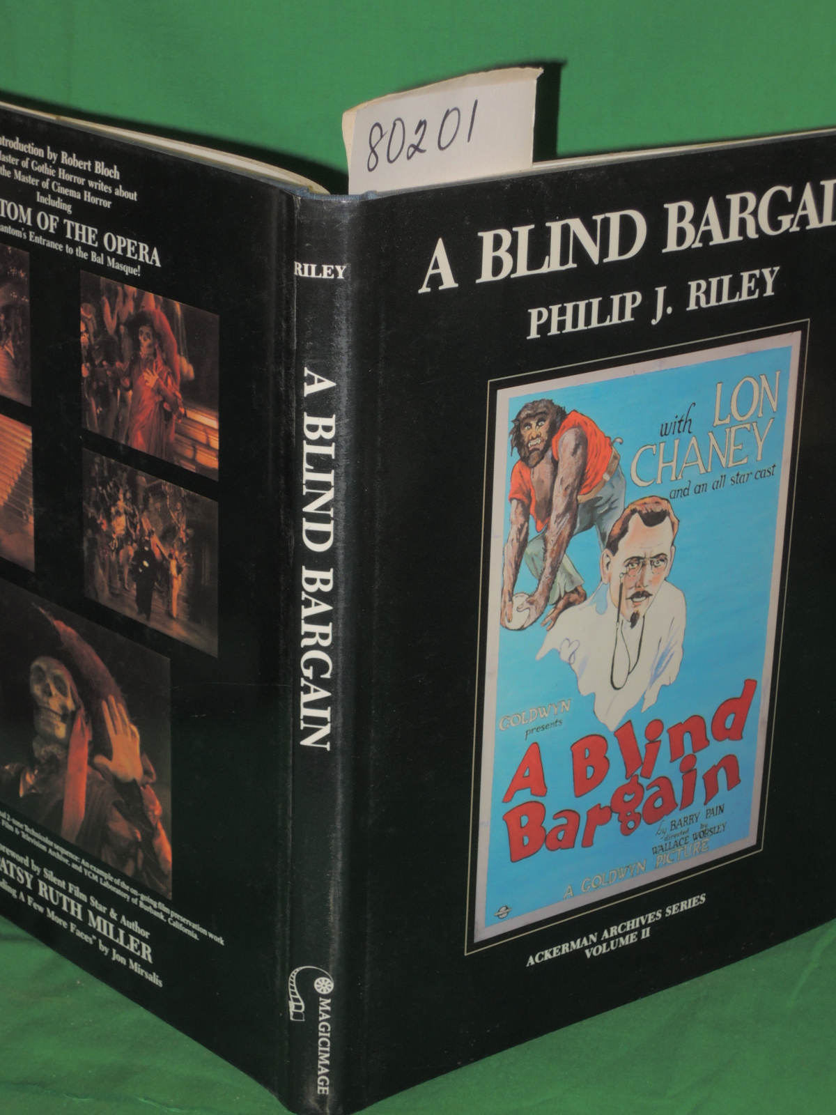 RILEY, PHILIP J. AUTHOR INSCRIPTION ...: A BLIND BARGAIN  Riley's reconstruct...