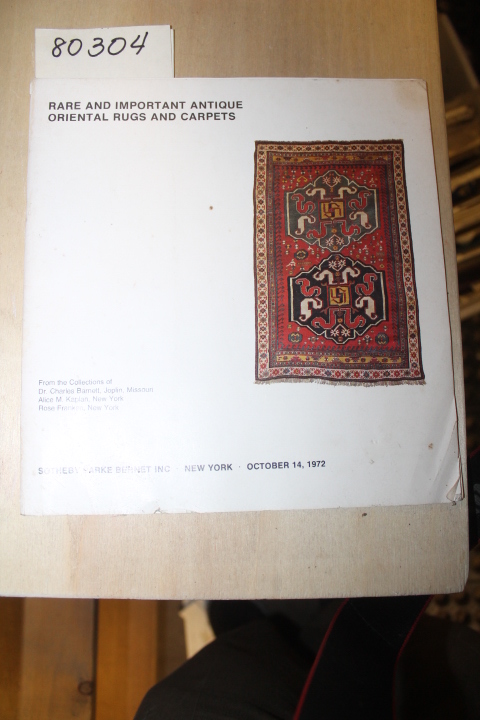 SOTHEBY PARKE BERNET: Rare and important antique oriental rugs and carpets. C...