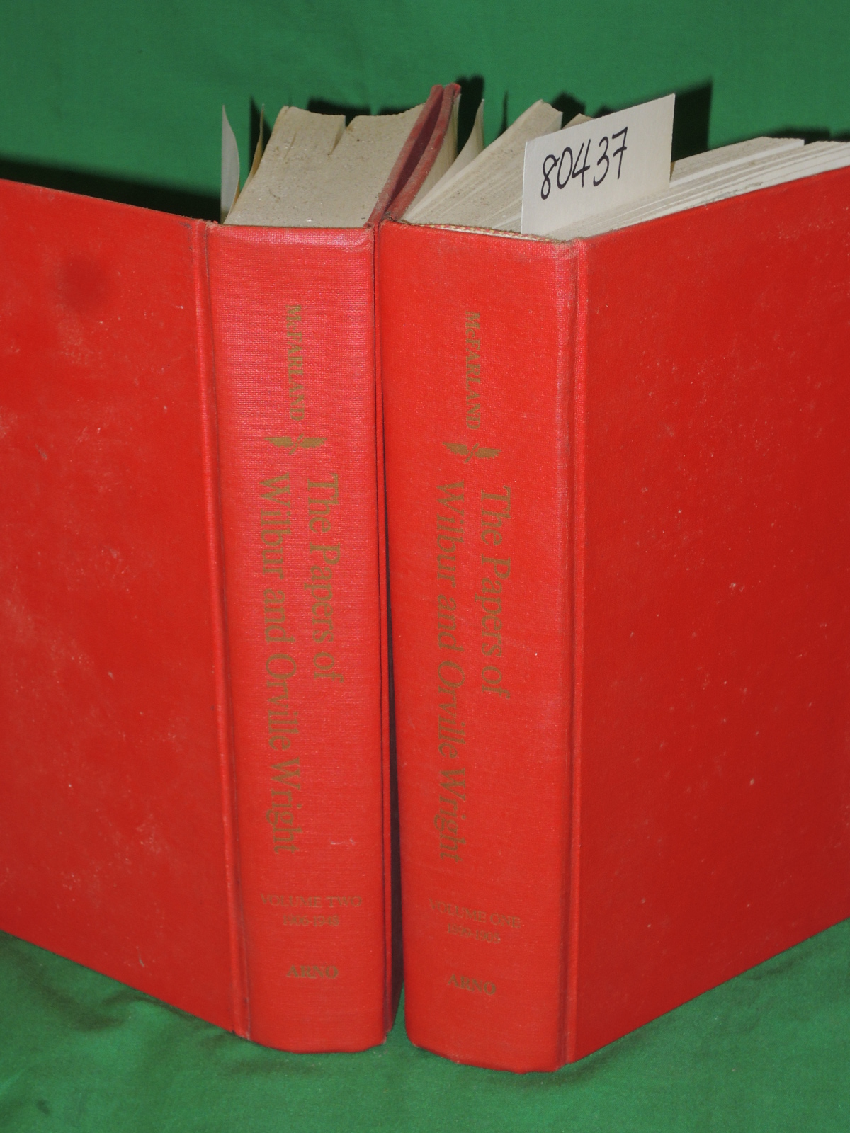 Marvin McFarland: Papers of Wilbur and Orville Wright / 2 volumes GIFT QUALITY