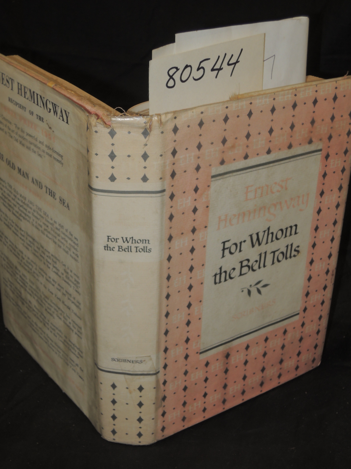 Hemingway, Ernest: For Whom The Bell Tolls worn dj