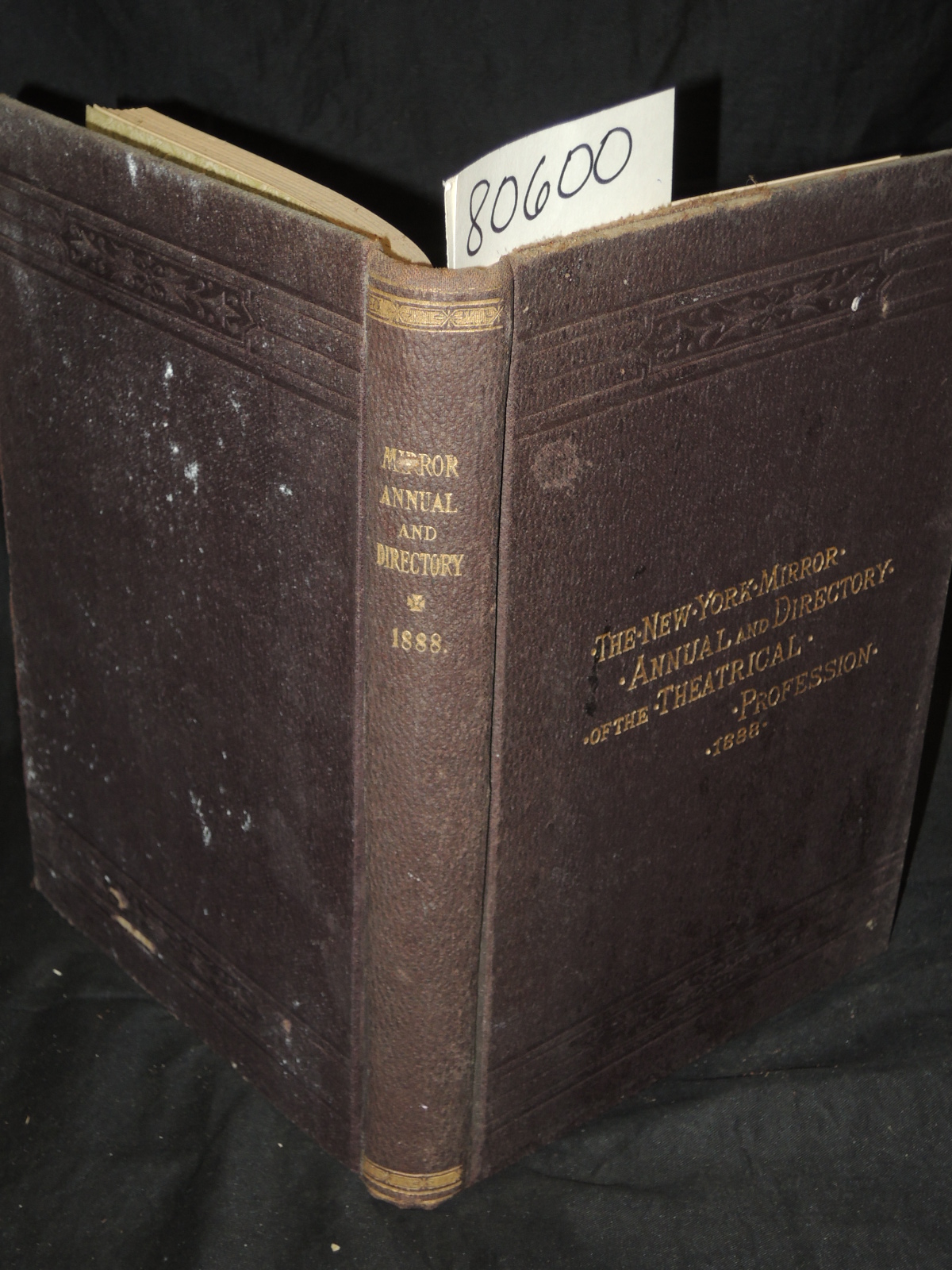 Fiske, Harrison Grey: THE NEW YORK MIRROR ANNUAL & DIRECTORY of the THEATRICA...