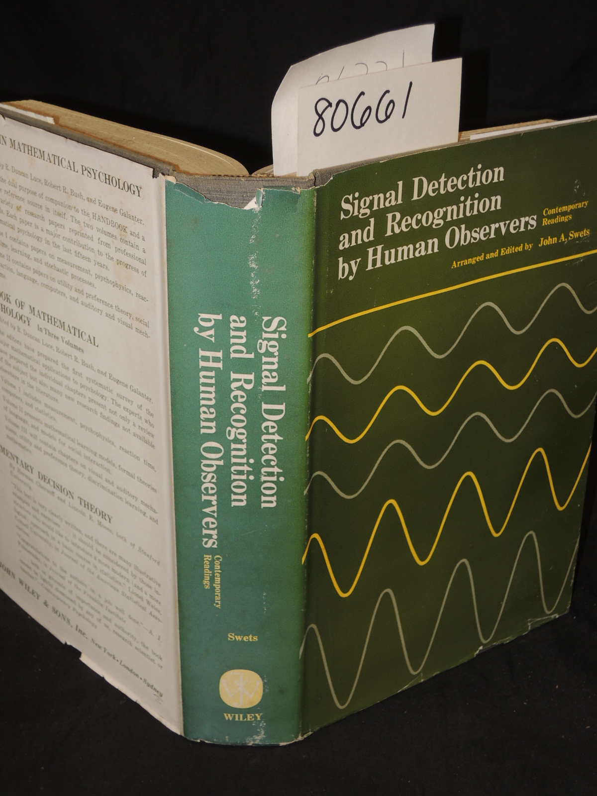 Swets, John A.: Signal Detection and Recognition by Human Observers