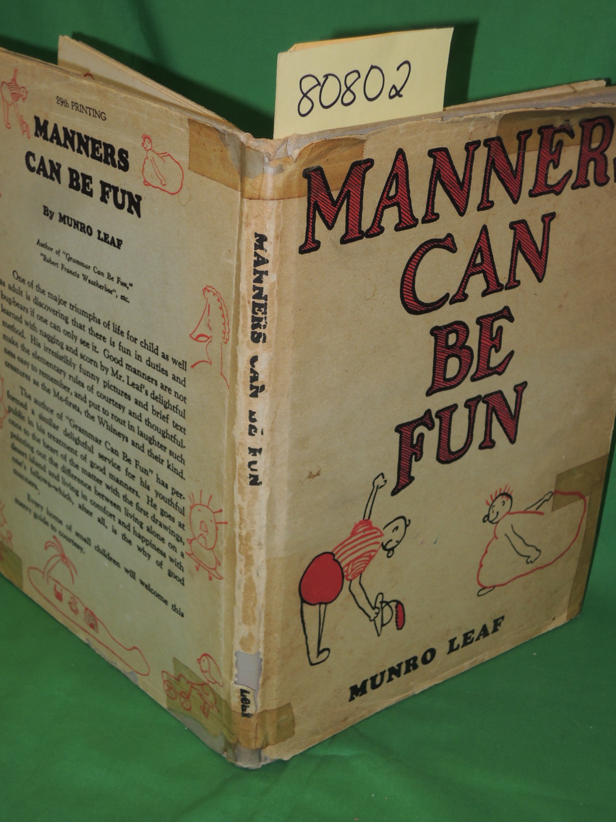 Leaf, Munro: Manners can be Fun  29 TH IMP