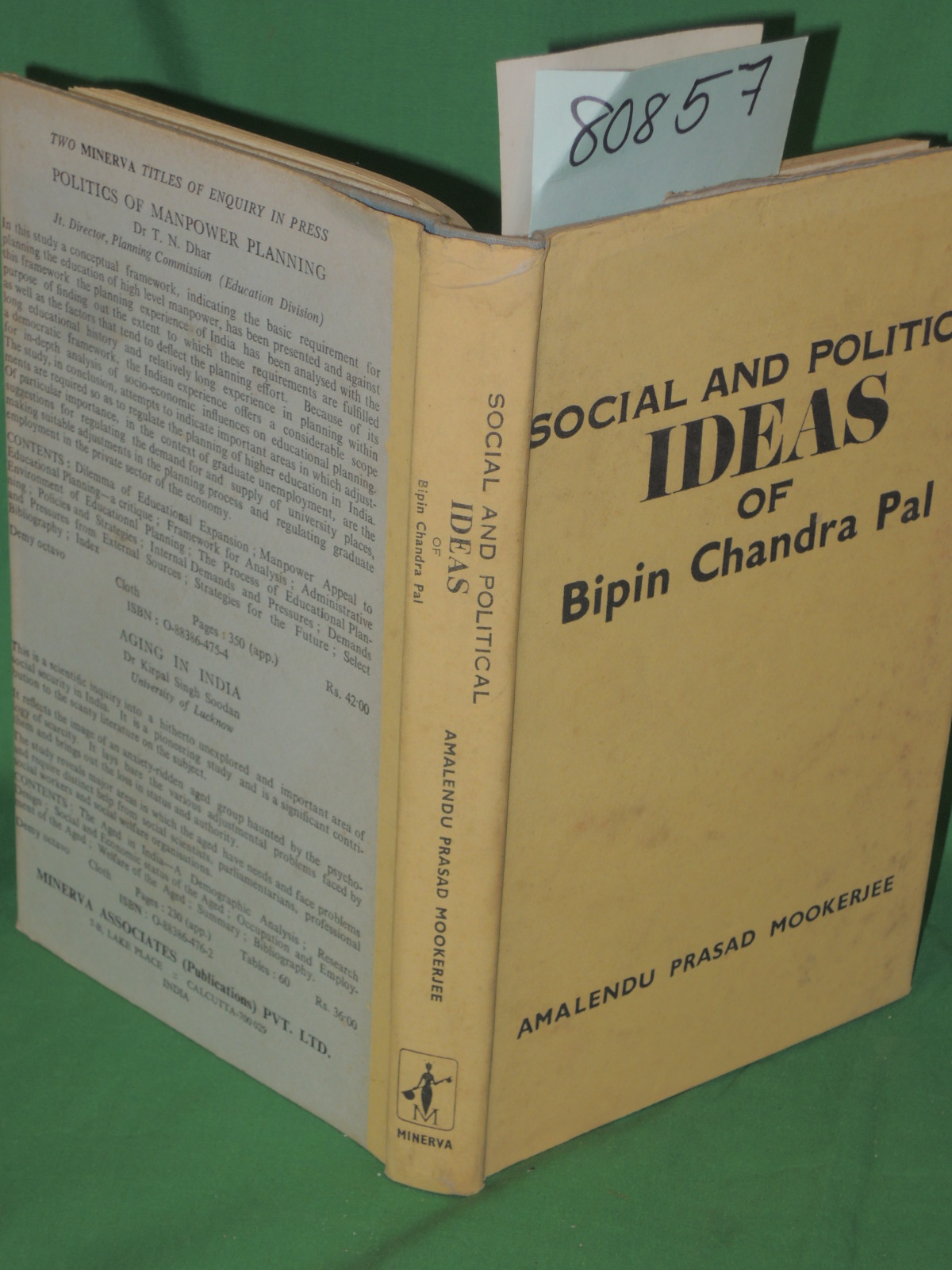 Mookerjee, Amalendu Prasad: Social and Political IDEAS of Bipin Chandra Pal