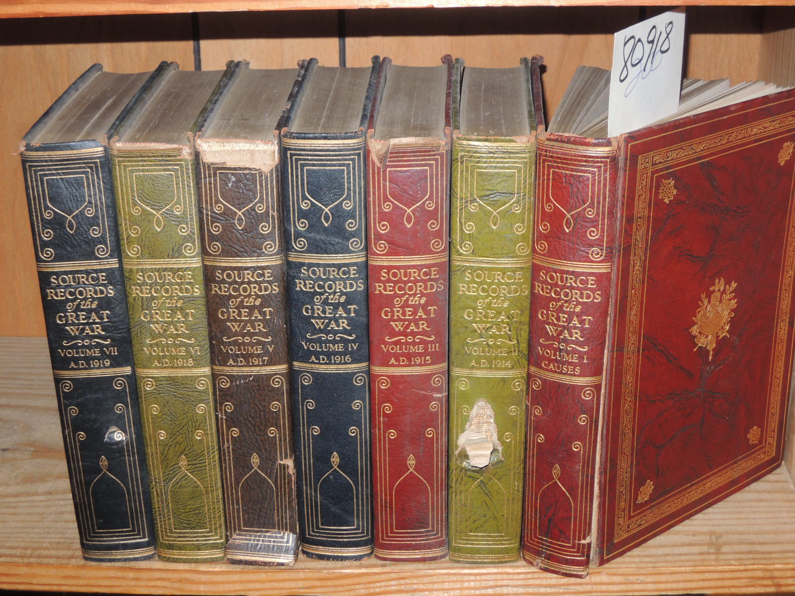 Horne, Charles F Ph. D. & Walter F. ...: Source Records of the Great War Volu...