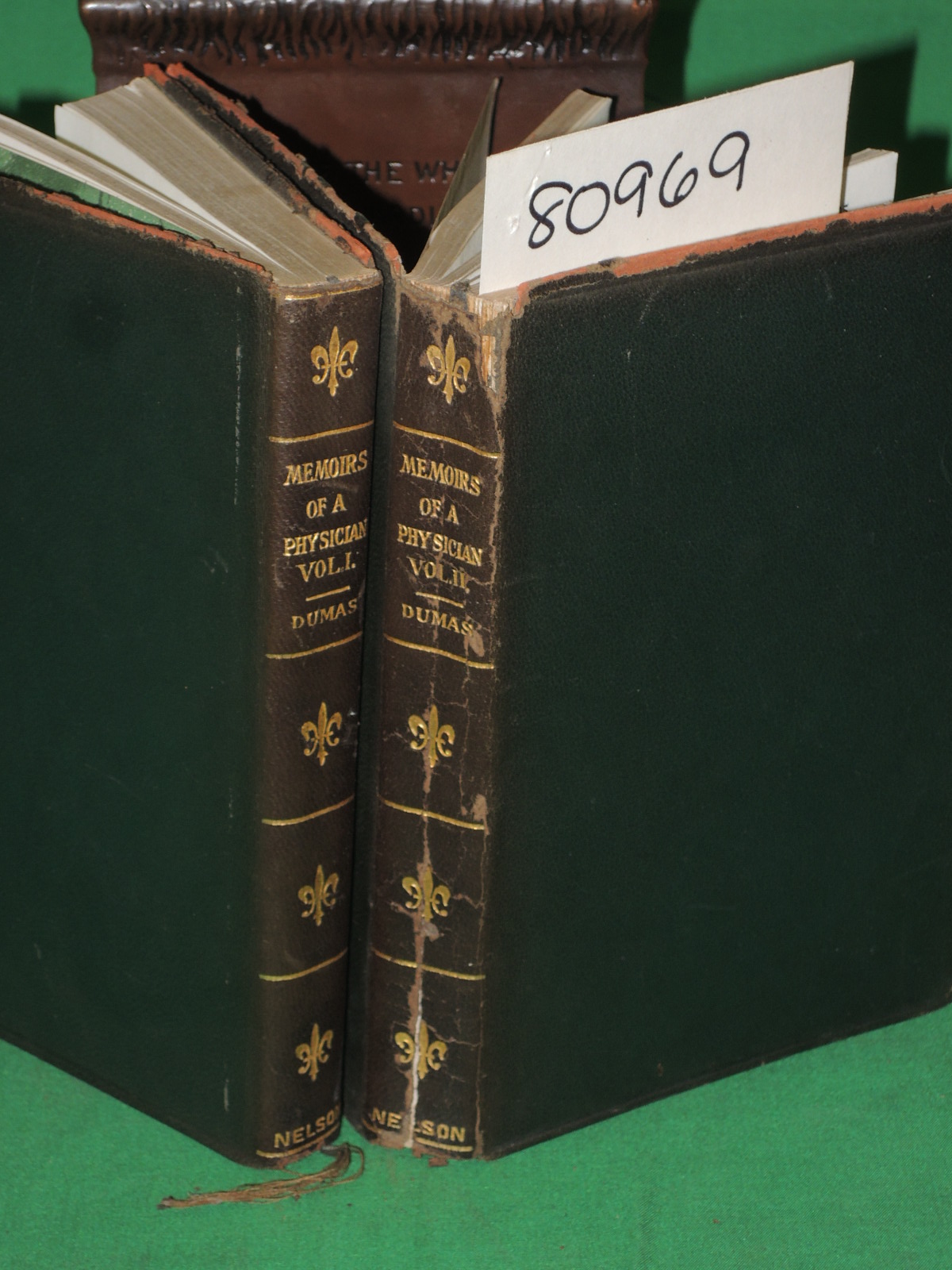 Dumas, Alexandre renumber: Memoirs Of A Physician Volume I and II