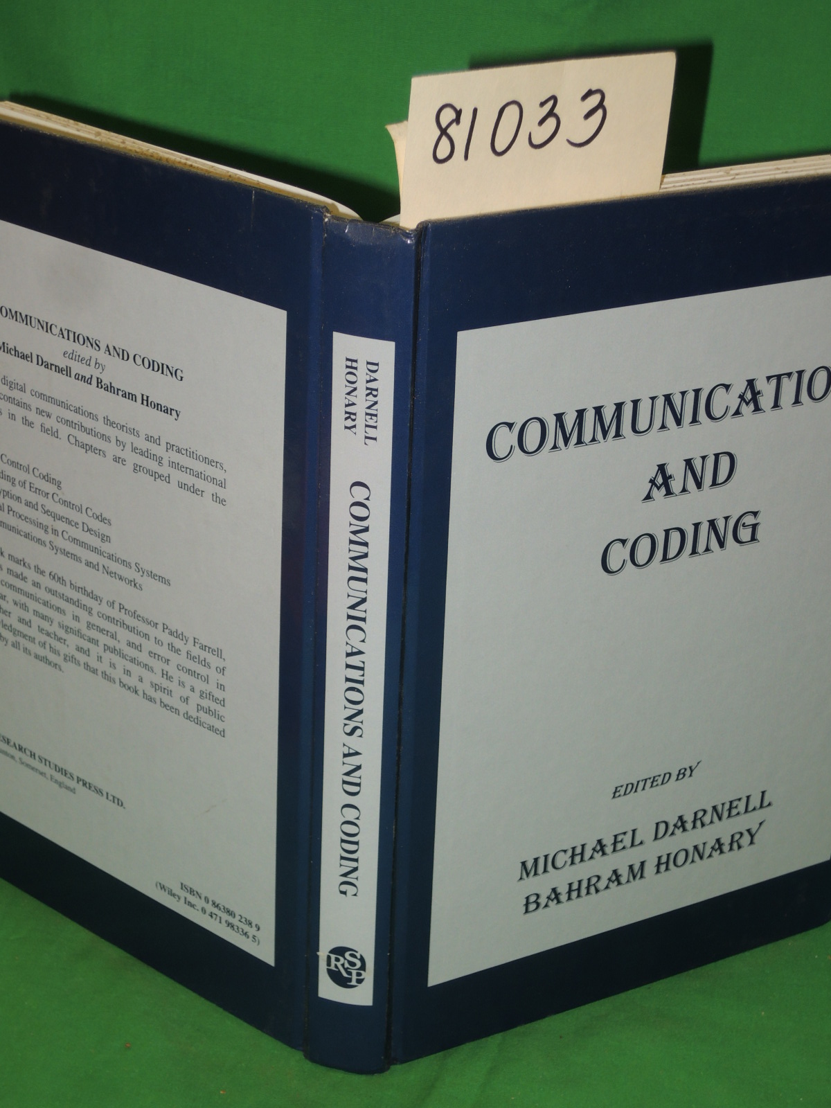 Darnell, Michael; Honary, Bahram: Communications and Coding