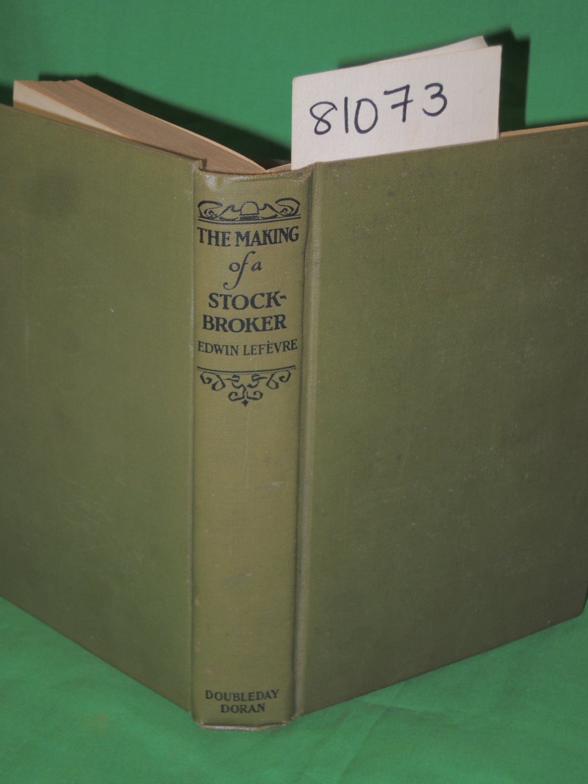 Lefevre, Edwin: The Making of A Stockbroker