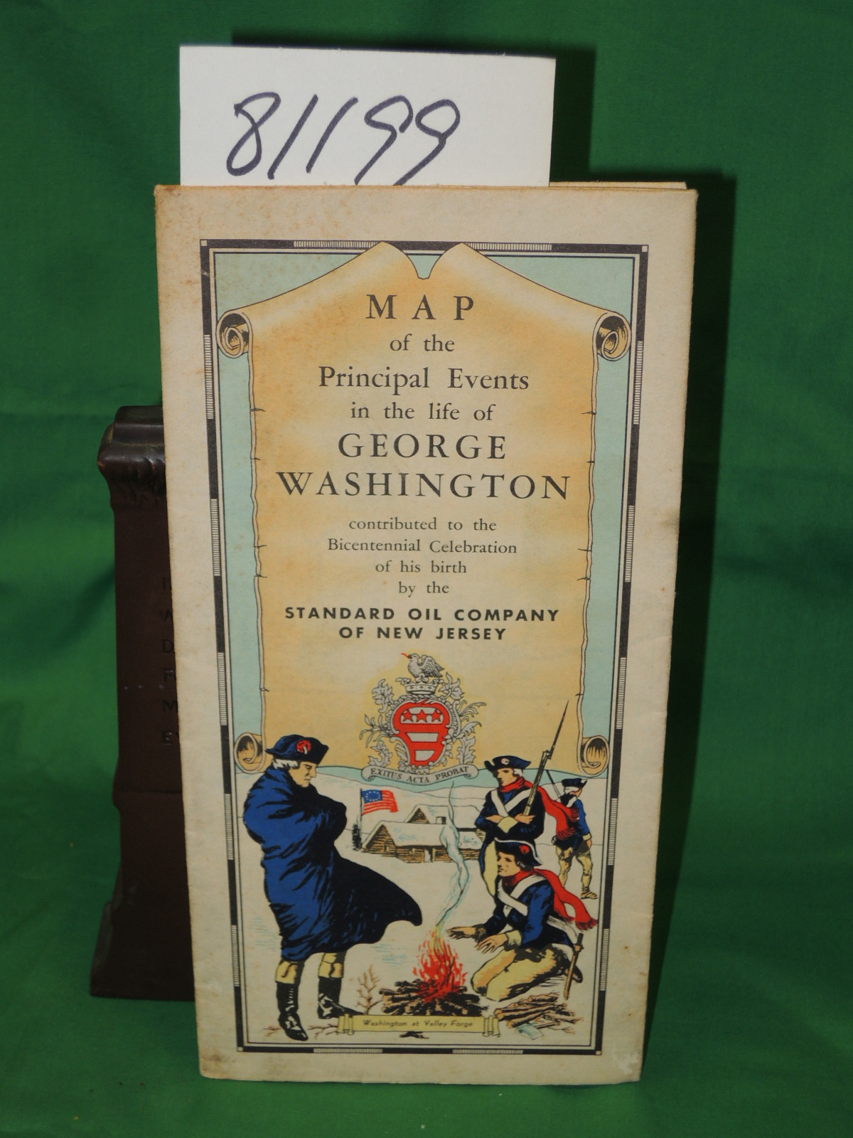 GENERAL DRAFTING CO STANDARD OIL;: Map of the Principal Events in the Life of...
