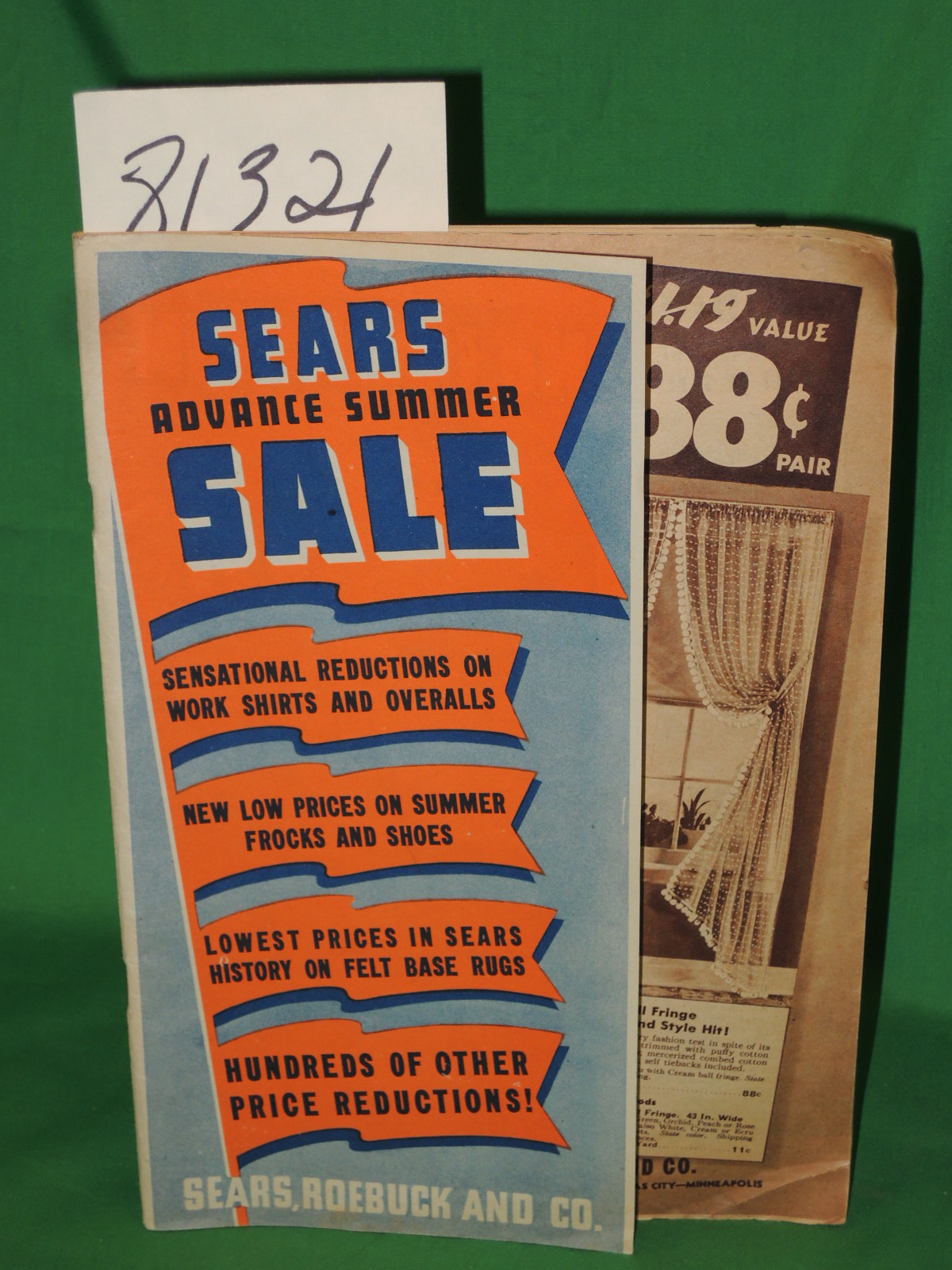 Sears Roebuck: Sears Roebuck Advance Summer Sale