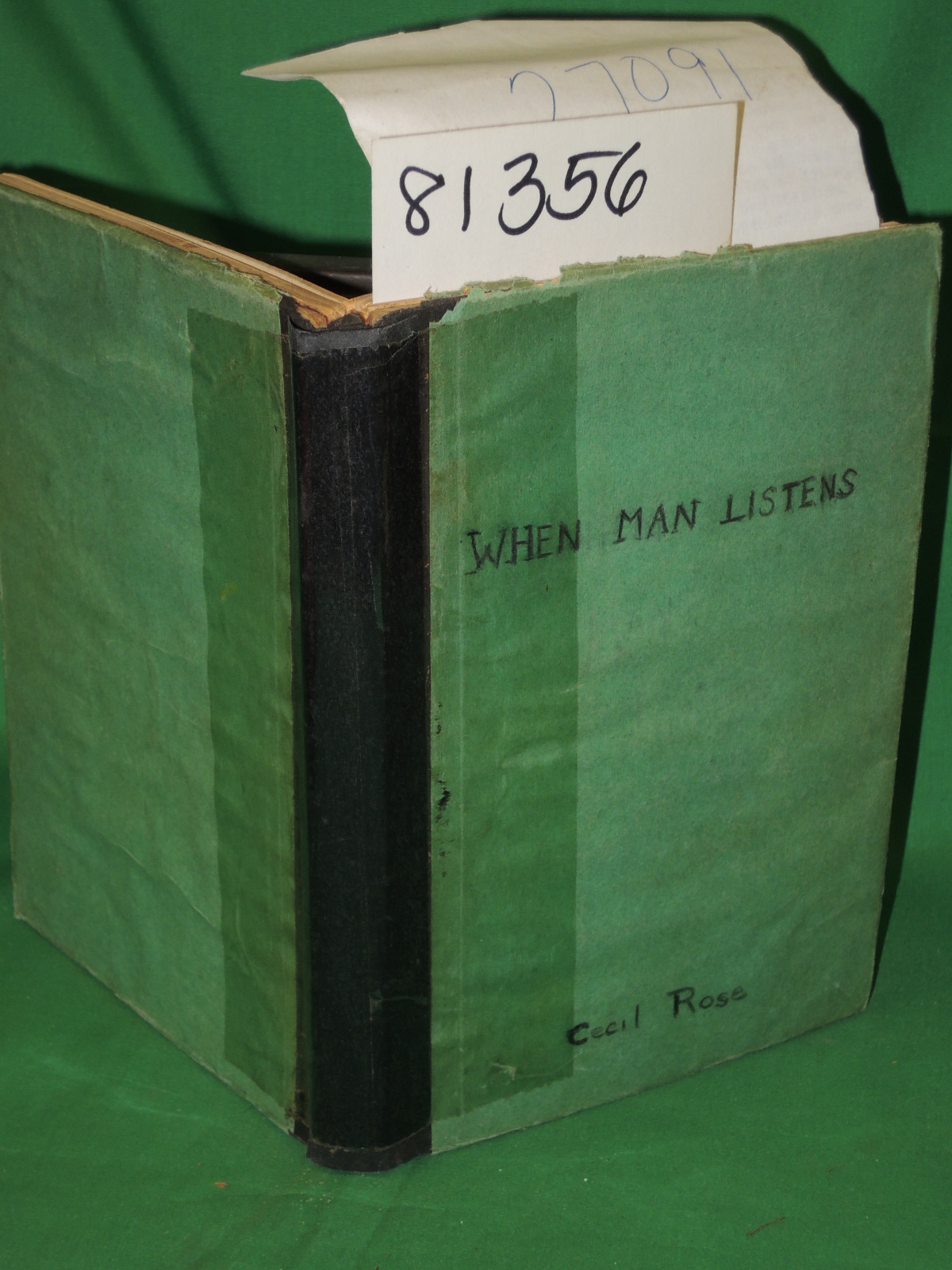 Rose, Cecil: When Man Listens  ( Oxford Group )