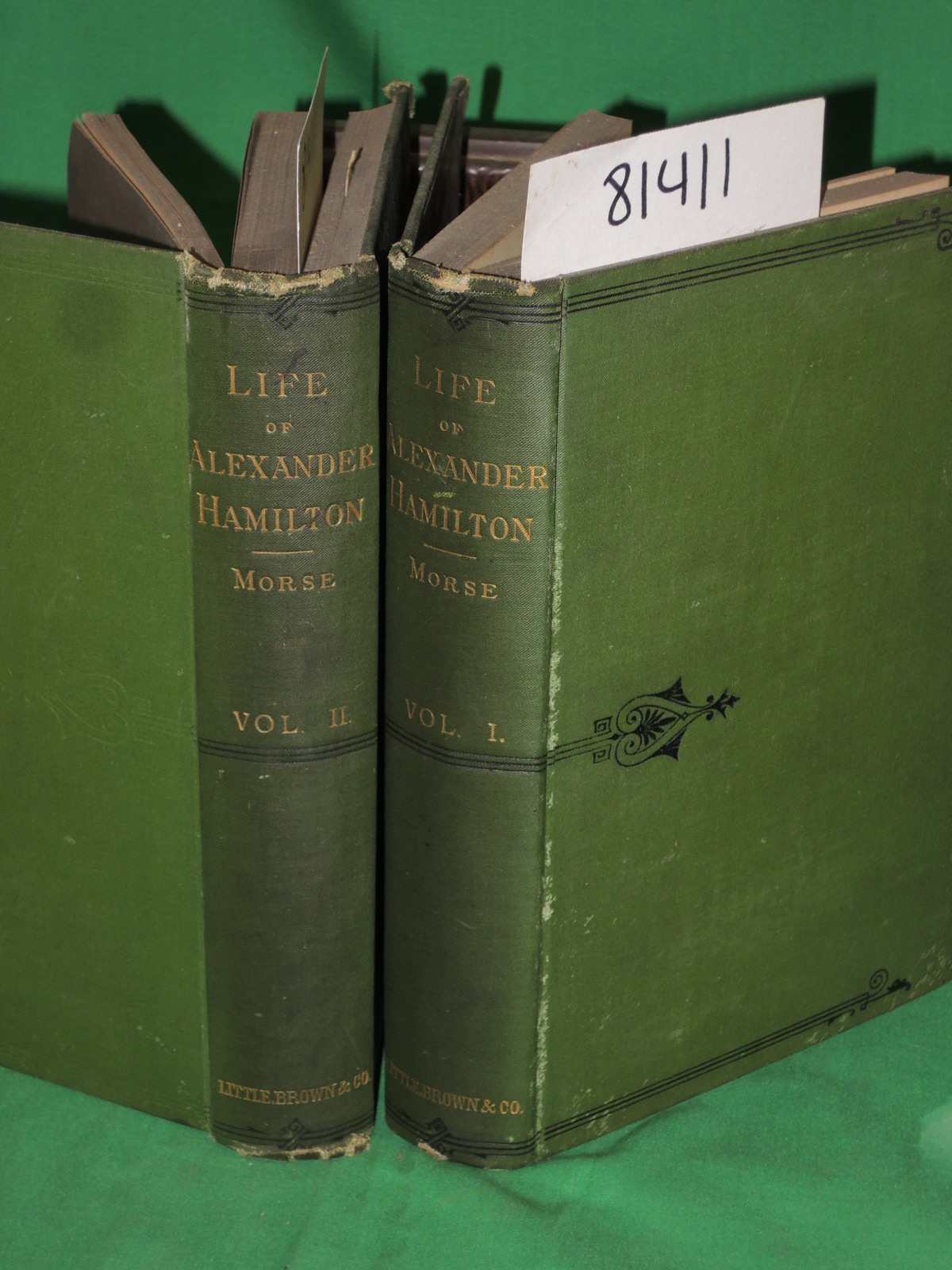 Morse, Jr. John T.: The Life of Alexander Hamilton, 2 Volumes