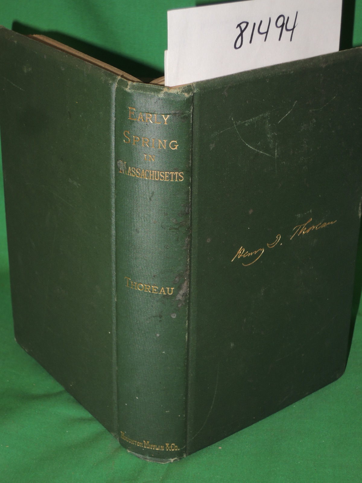 Thoreau, Henry David: Early Spring in Massachusetts from the Journal of HENRY...