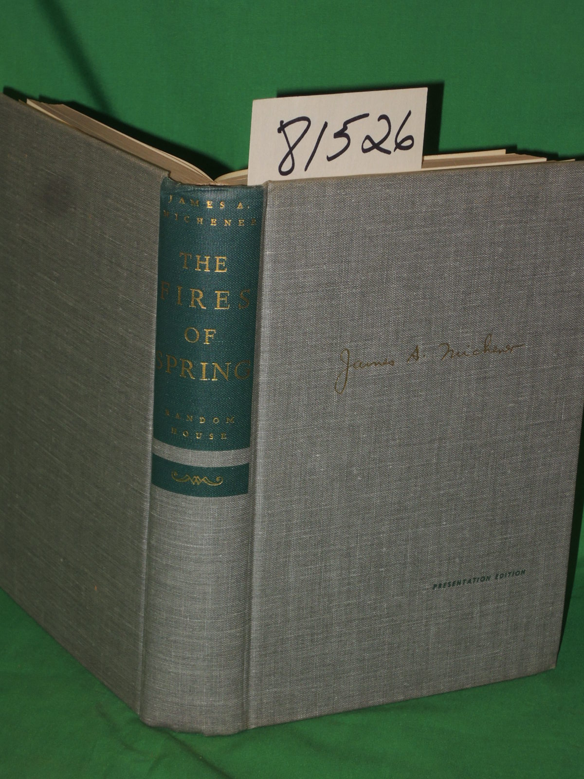 Michener, James A.: Fires of Spring