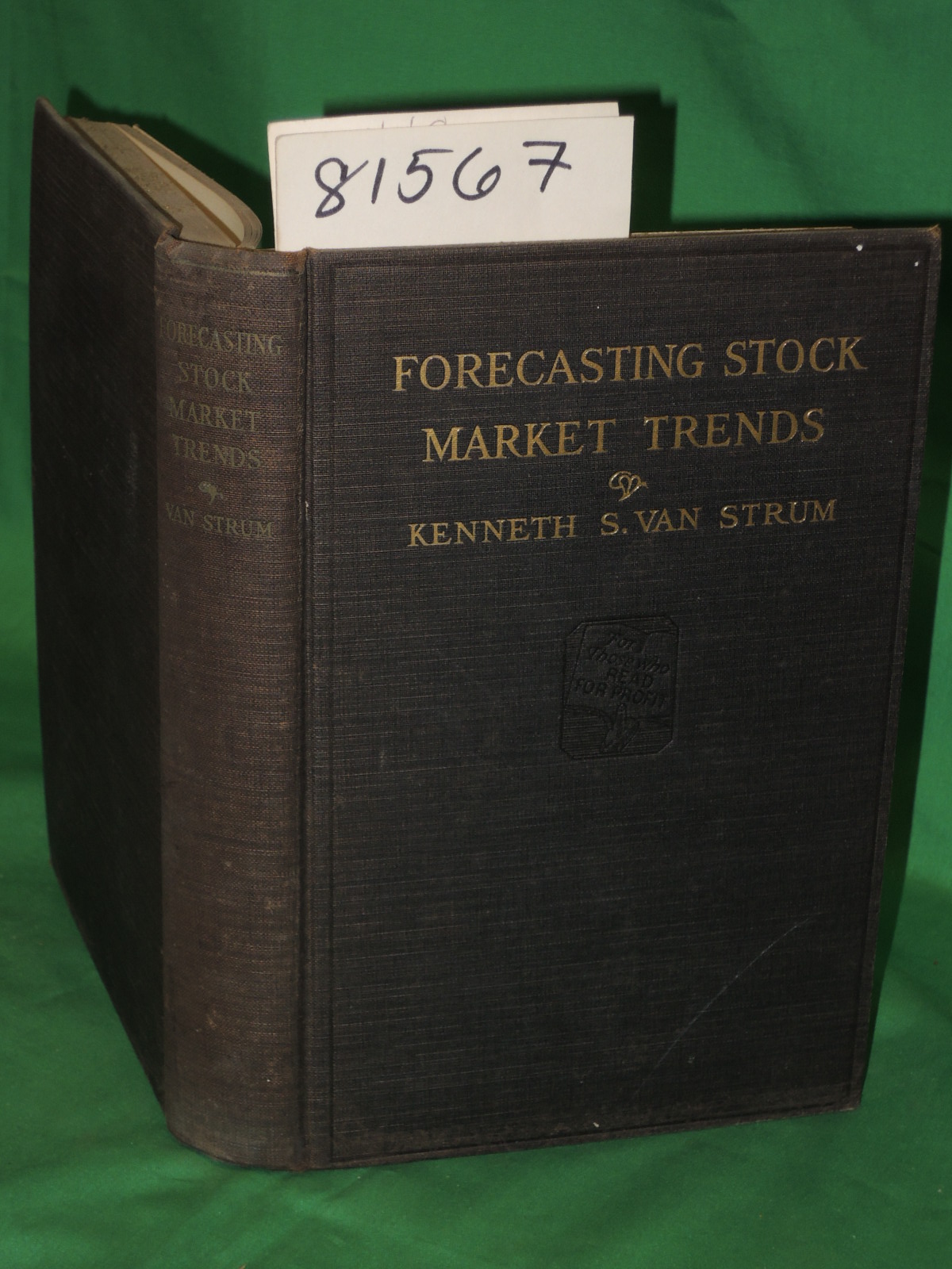Van Strum, Kenneth S.: Forecasting Stock Market Trends