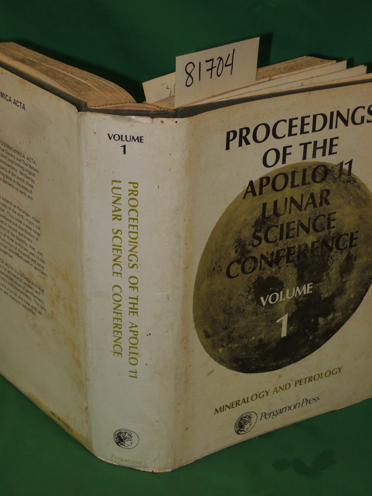 Levinson, A.A.: Proceedings of the Apollo 11 Lunar Science Conference Volume ...