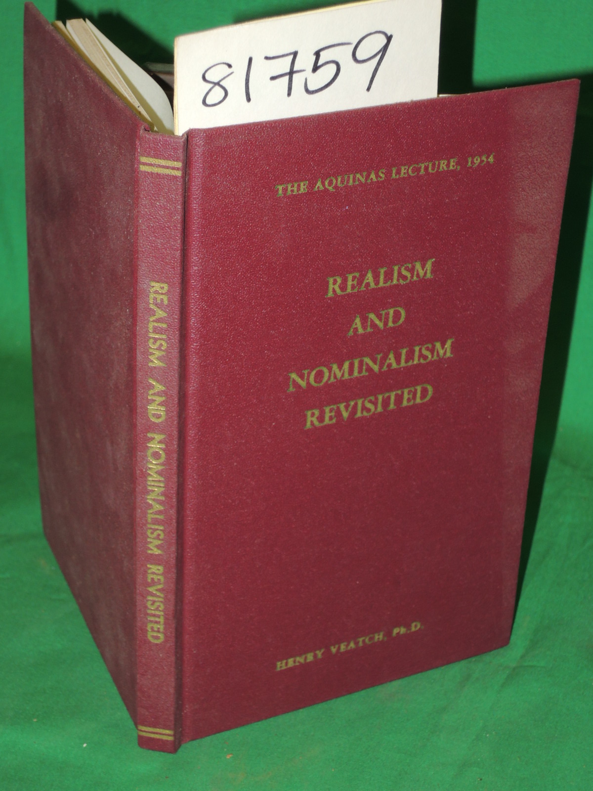 Veatch, Henry: Realism and Nominalism Revisited
