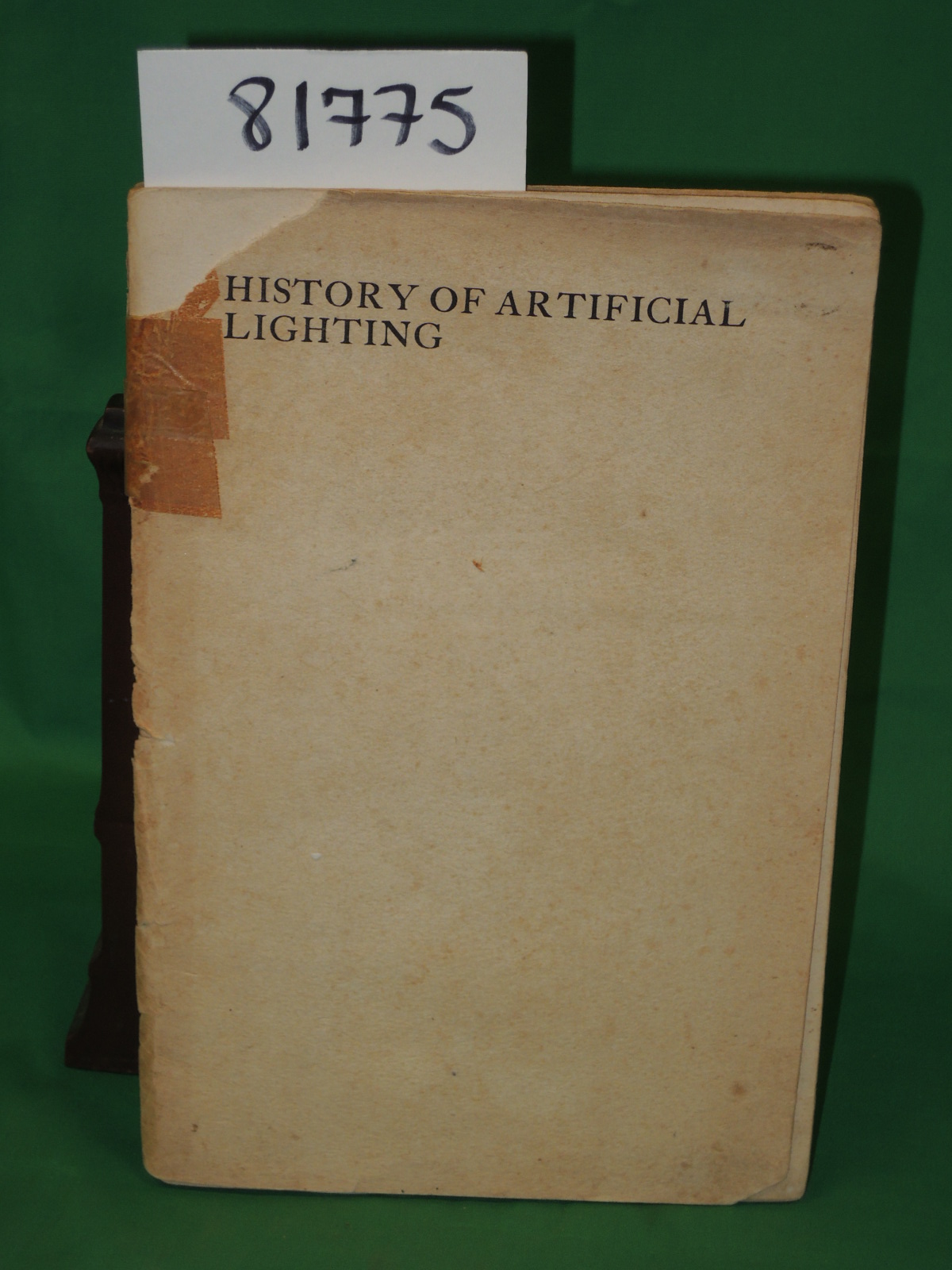 Spensers: History of Artifical Lighting: Being a Brief Account of the Artisti...
