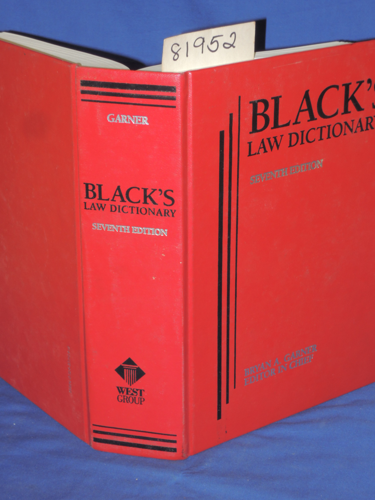Garner, Bryan A.: Black's Law Dictionary