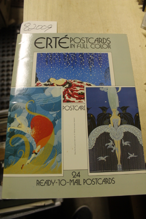 Erte: Erte Postcards in Full Color