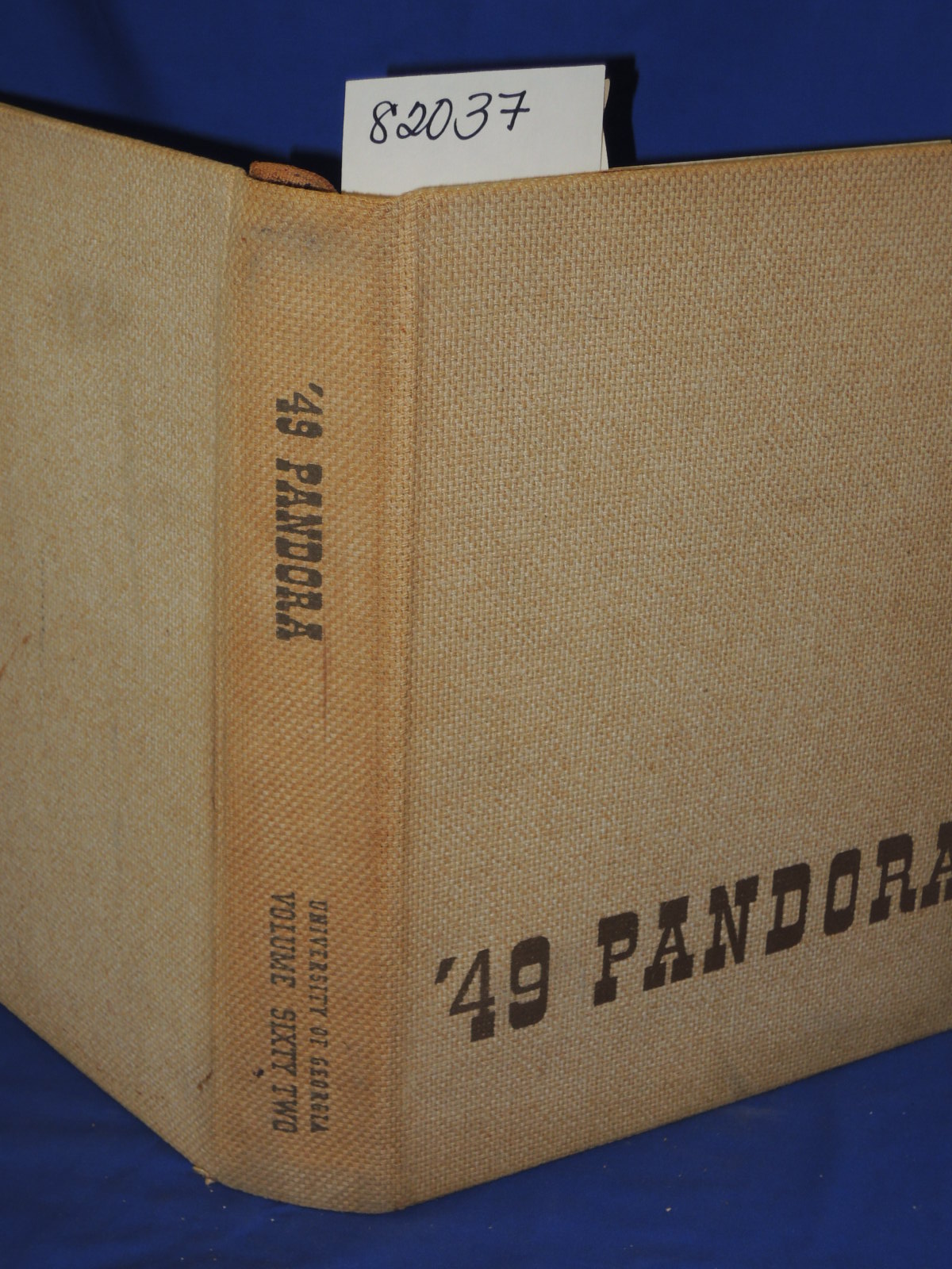 Cates, David E.; Smalley, Robert H.: Pandora 1949 Volume 62 Yearbook