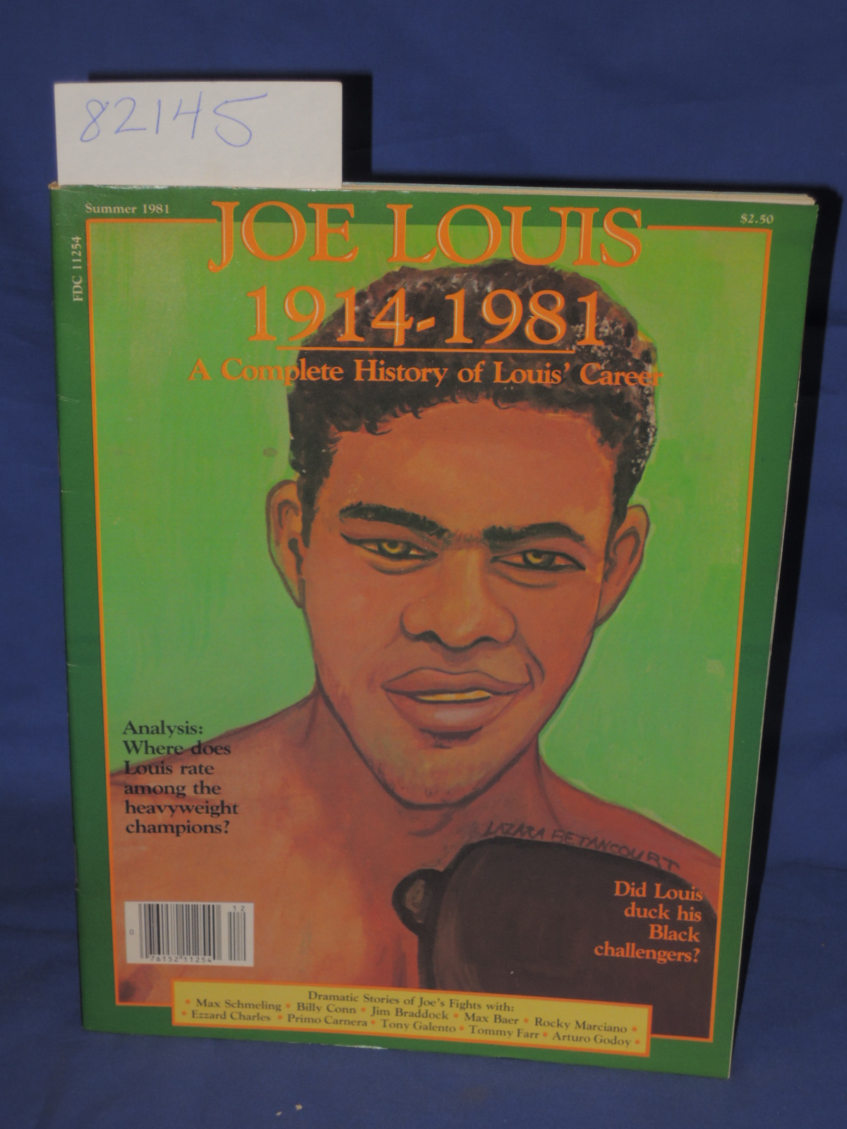 Teppenpaw, R. Clay: Joe Louis 1914-1981 Summer/1981: A Complete History of Lo...