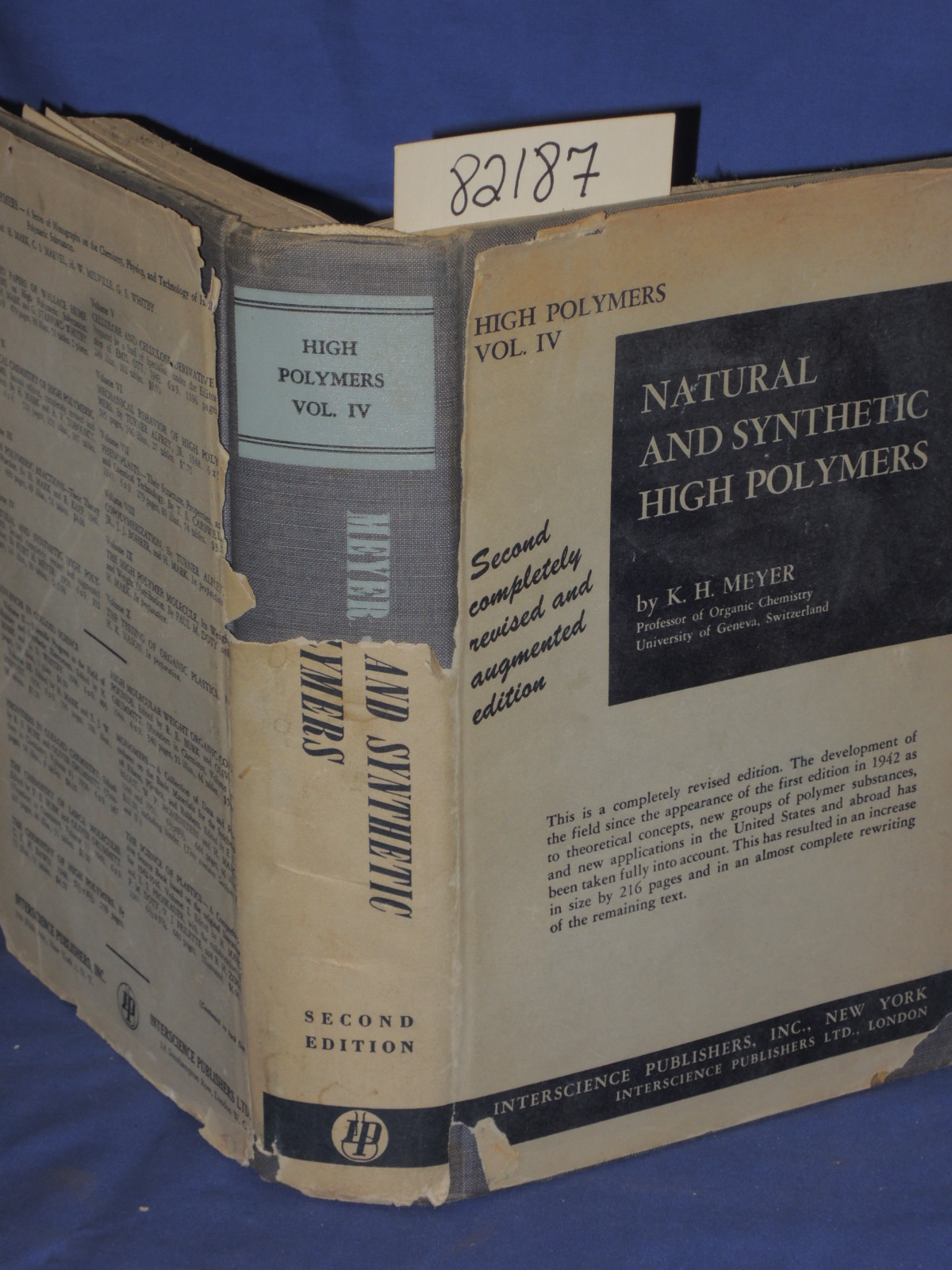 Meyer, K. H.: Natural and Synthetic High Polymers volume 4