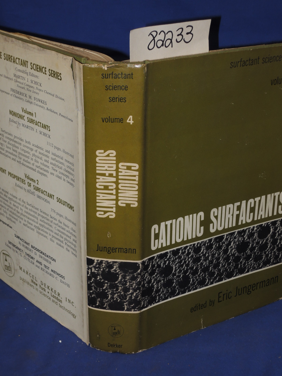 Jungermann, Eric: Cationic Surfactants