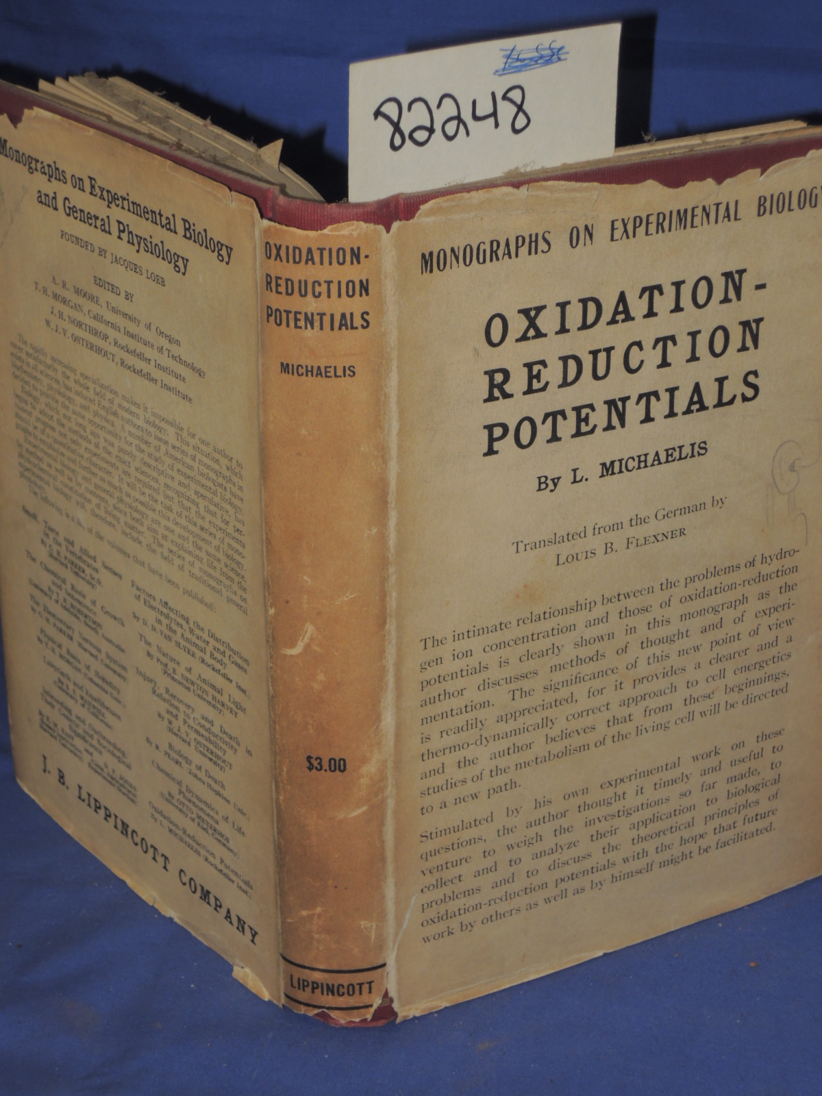 Michaelis, L. & Flexner, Louis B.: Oxidation-Reduction Potentials