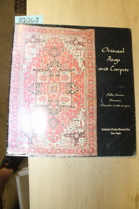Sotheby Parke Bernet Inc: Oriental Rugs and Carpets