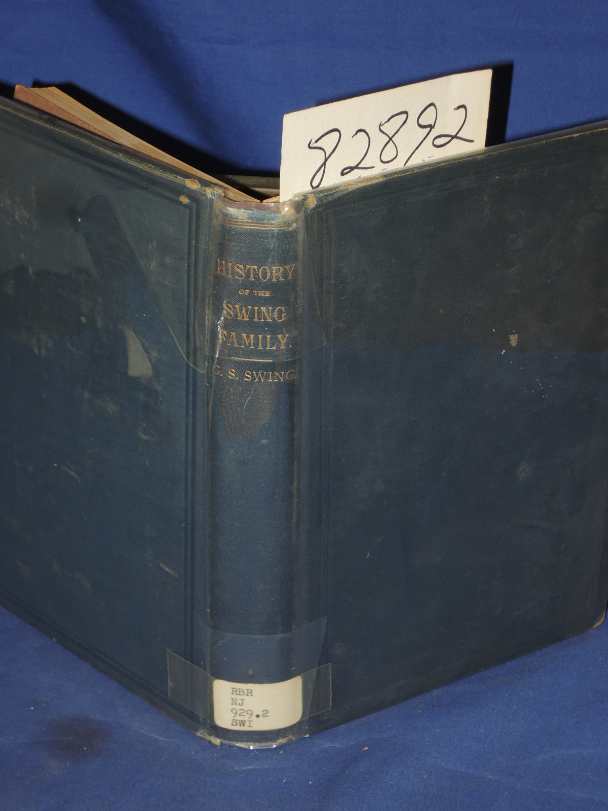 Swing, Gilbert S: Biographical Sketches of Eminent Men Events in the Life and...