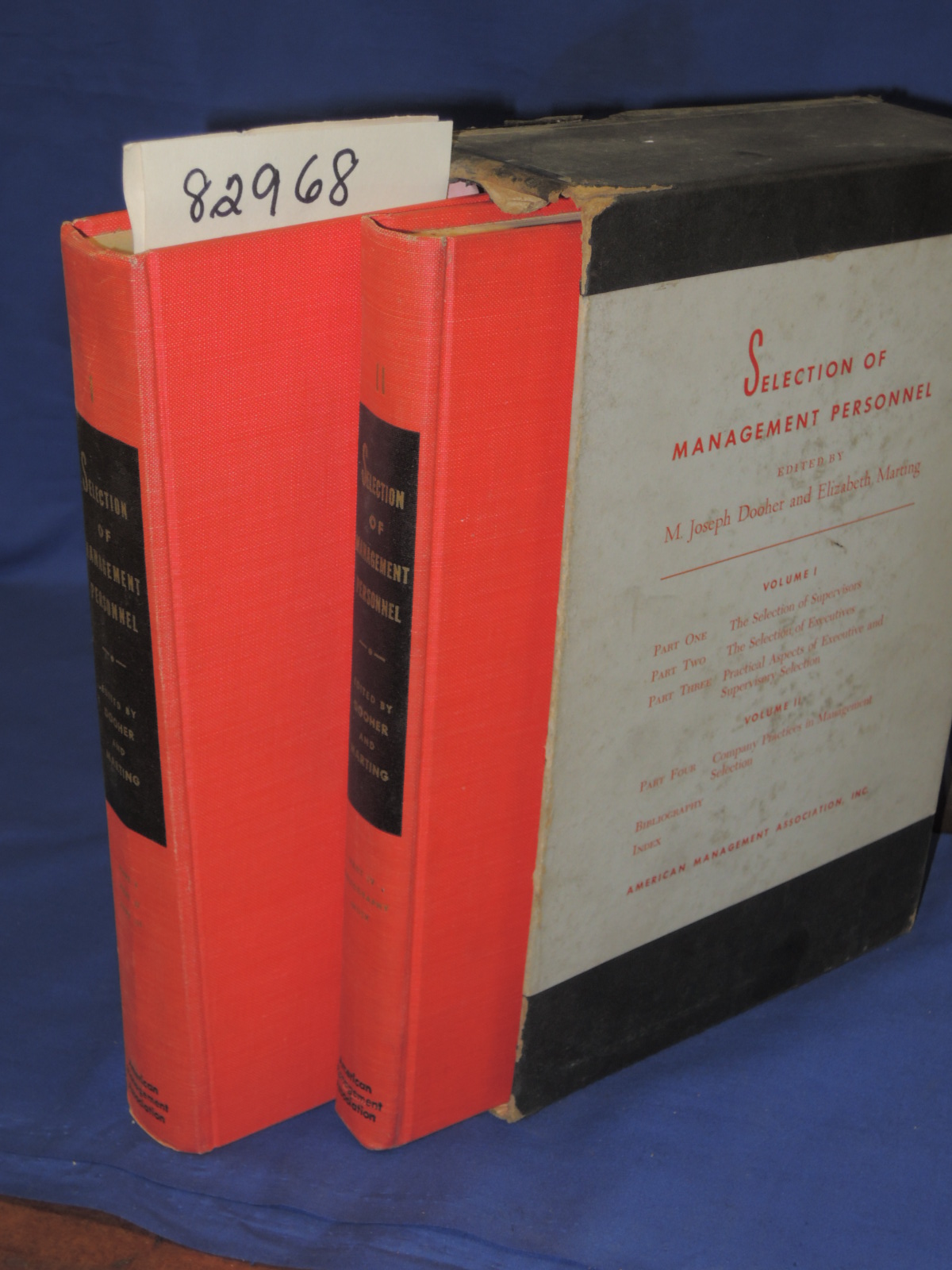 Dooher, JOSEPH M. ; MARTING, ELIZABETH: Selection of Personnel Management -- ...