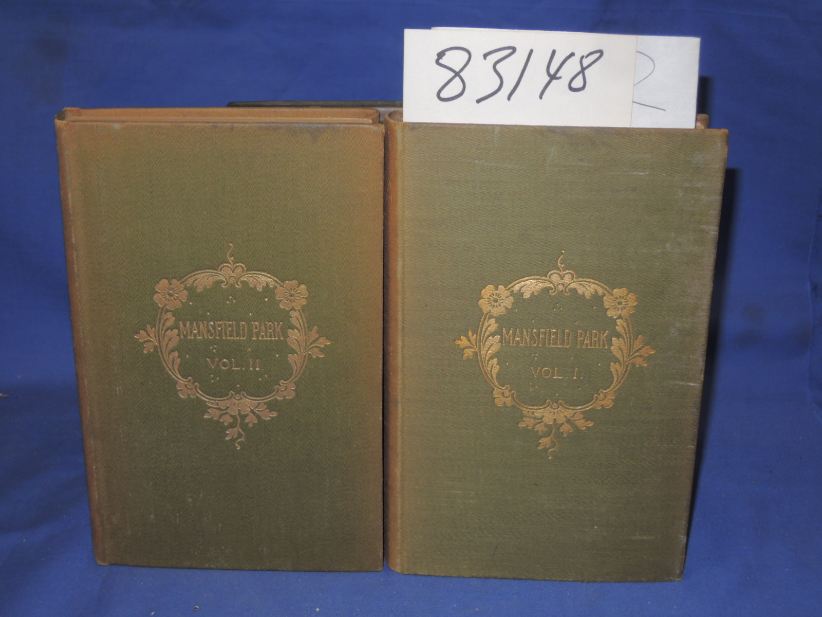 Austen, Jane: Mansfield Park (2 volumes) 1898 & 1901 Austen, Jane: Mansfield Park (2 volumes) 1898 & 1901