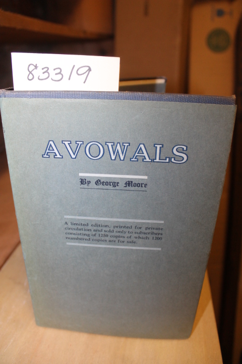 Moore, George: Avowals